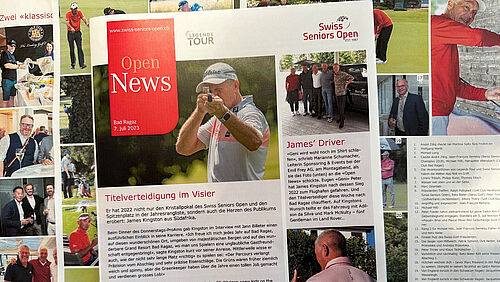 Zeigt eine Zeitung - die OpenNews
